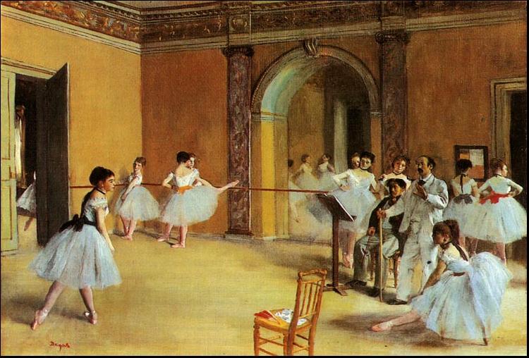 Edgar Degas Dance Foyer at the Opera China oil painting art